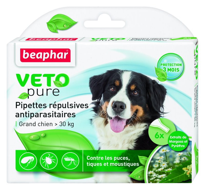 Beaphar капли от блох и клещей veto nature для собак