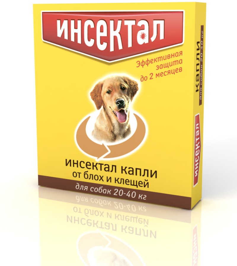 Инсектал капли для собак от 5кг