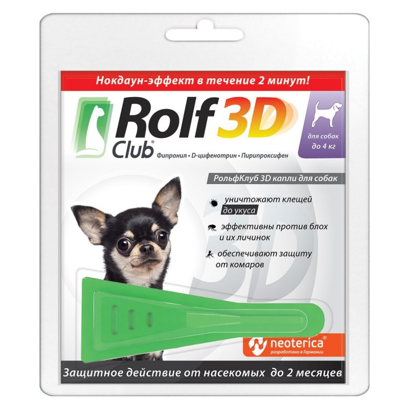 Удалитель клещей Rolf Club 3d