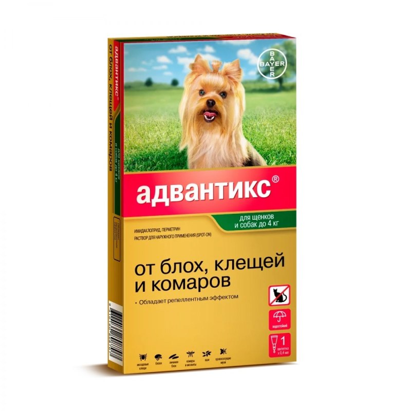 Адвантикс Байер для собак 10-25 кг