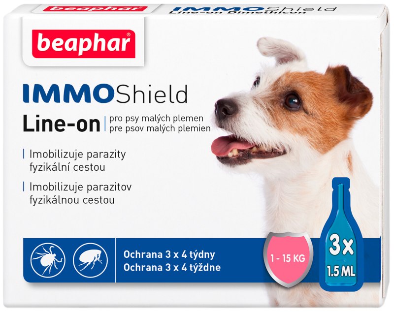 Beaphar капли immo Shield line-on для средних пород