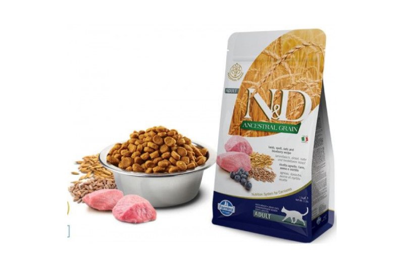 Farmina n&d Low Grain Dog Lamb & Blueberry Puppy Medium & Maxi (12 кг) 1