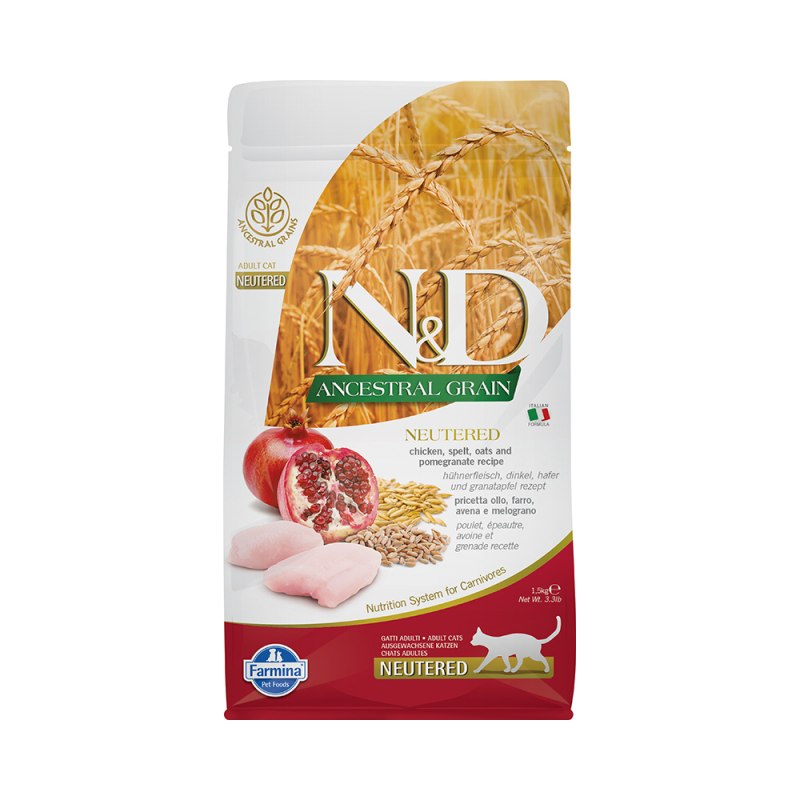 Корм для щенков Farmina n&d курица с гранатом 800г