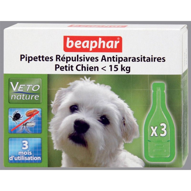 Капли Beaphar veto Pur био от блох для щенков 3 пипетки.