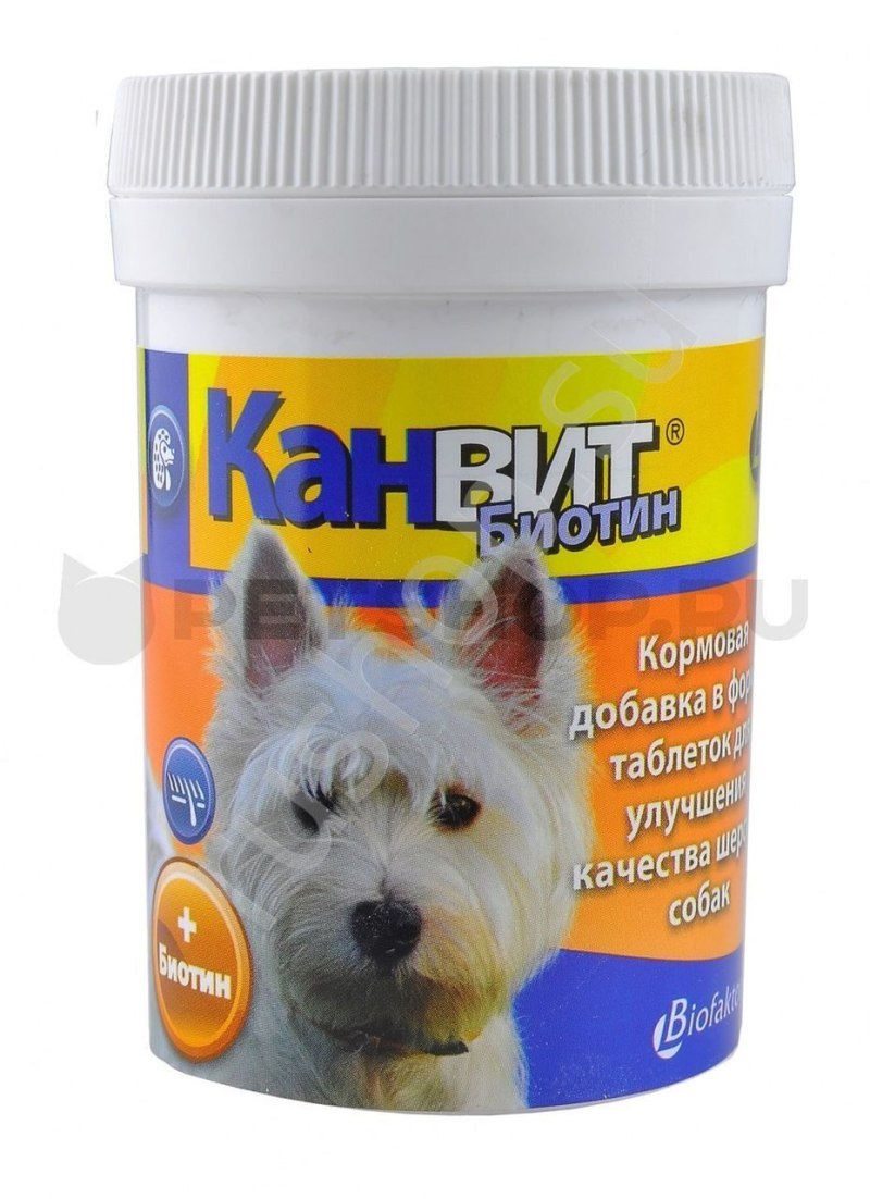 Canvit Biotin для собак