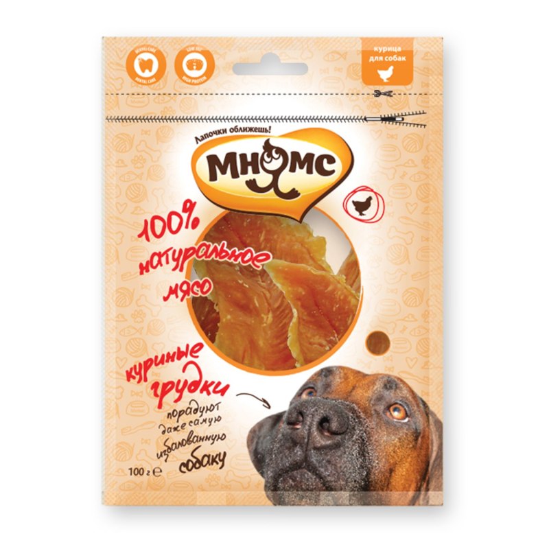 Лакомство для собак Мнямс куриные грудки