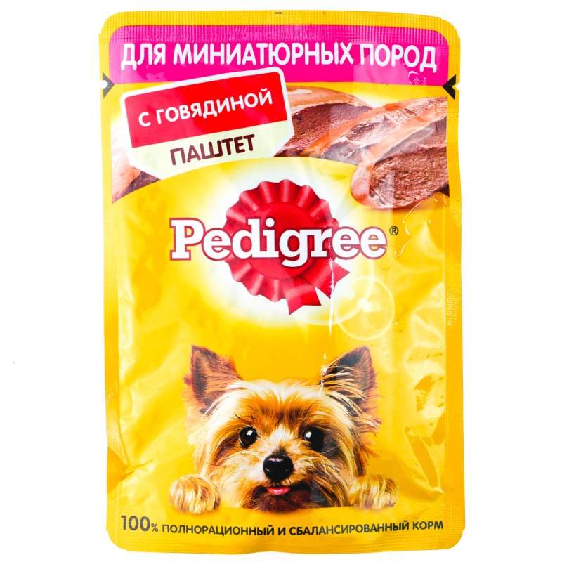 Педигри корм для собак паштет