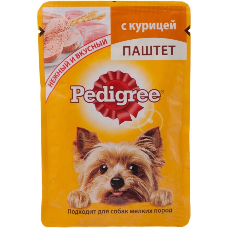 Педигри пауч 80г паштет для щенков