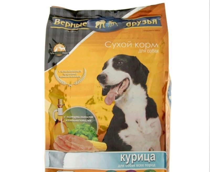 Верные друзья сухой корм для собак всех пород курица 5кг