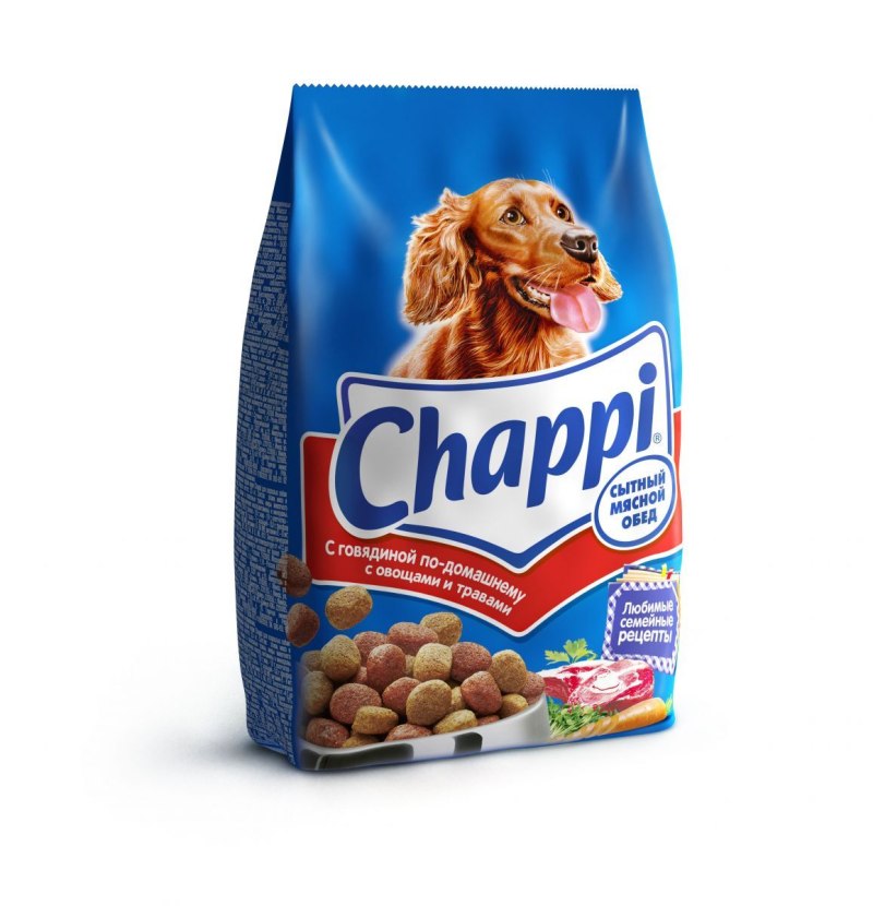 Корм для собак Chappi мясное изобилие 600г
