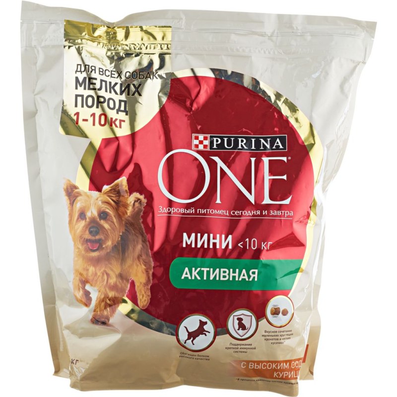 Корм для собак Purina one говядина 8шт. Х 600г