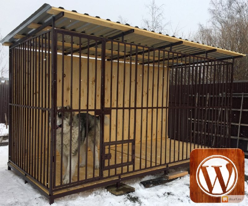 Вольер для алабая 2*2.5 метра