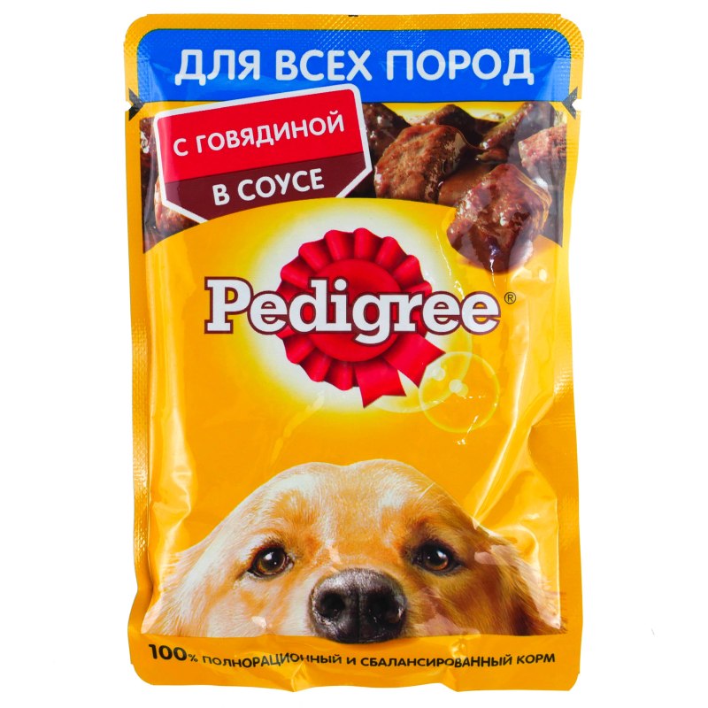 Корм д/собак Педигри 13кг д/взр соб говядина