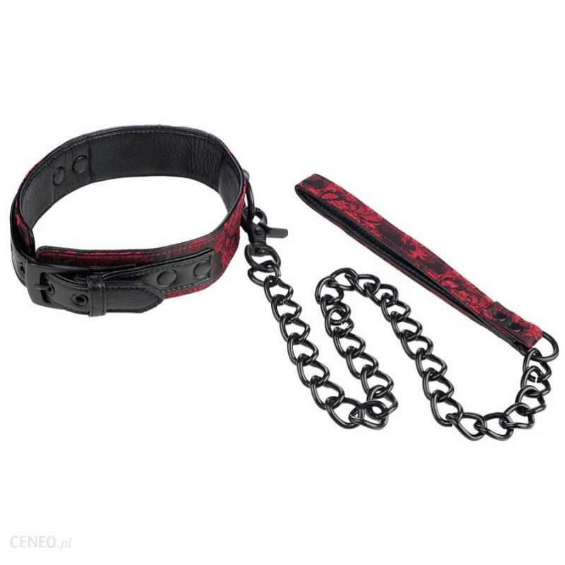 Ошейник с поводком Collar with Leash цвет чёрный арт Ek-3103
