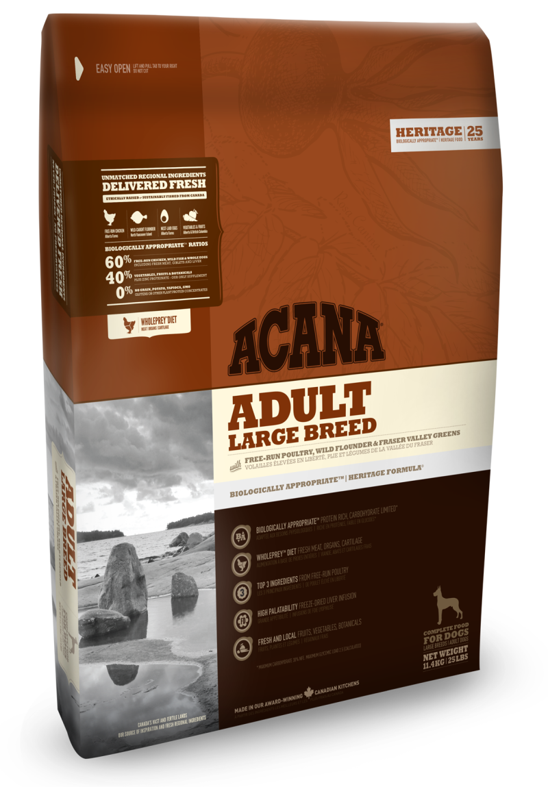 Корм для собак Acana Adult large Breed 17 кг