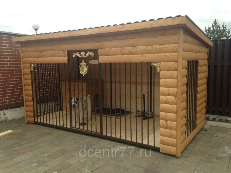 Вольер 2х2 для собаки кавказской овчарки