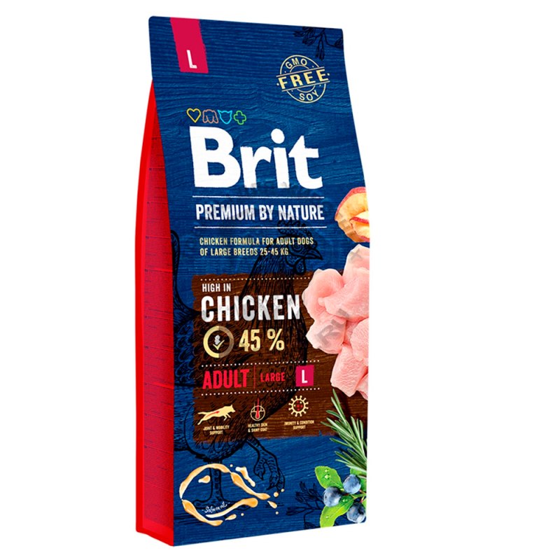 Brit Premium by nature д/собак крупных пород 8кг