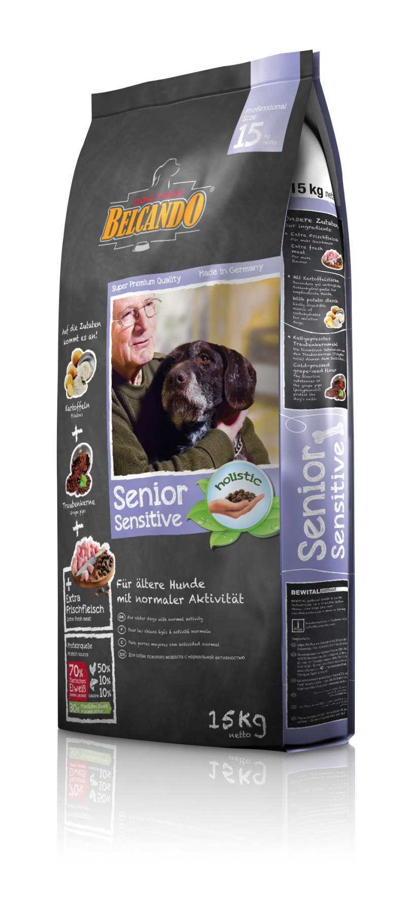Корм для собак Bab'in (12 кг) selective Senior sensitive poulet