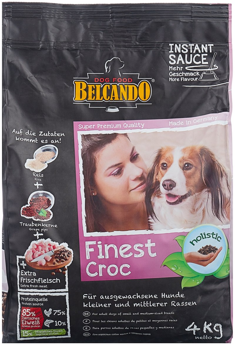 Корм для собак Belcando (4 кг) Finest Croc Duck для привередливых собак мелких и средних пород
