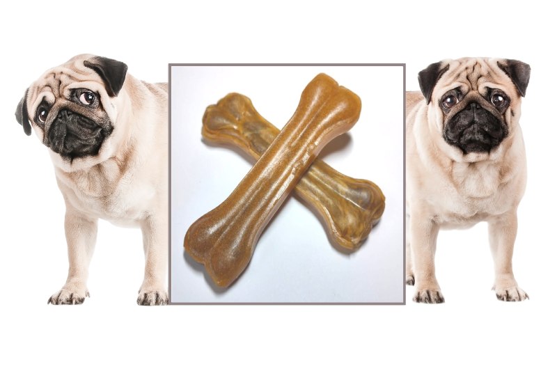 Лакомство для собак Vitakraft Chews косточка крученая из говяжьей кожи 10 см