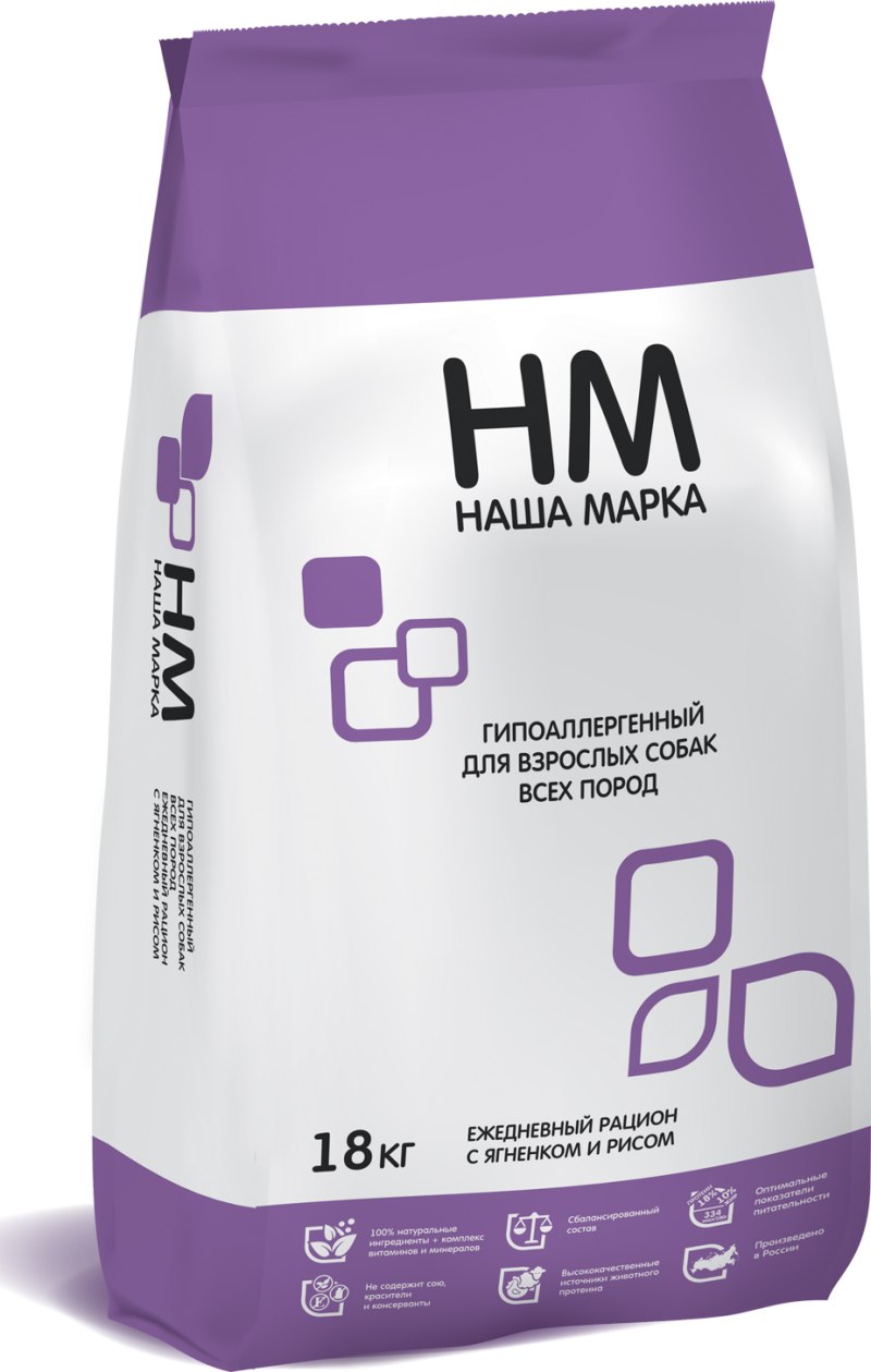 Наша марка корм для собак 18 кг