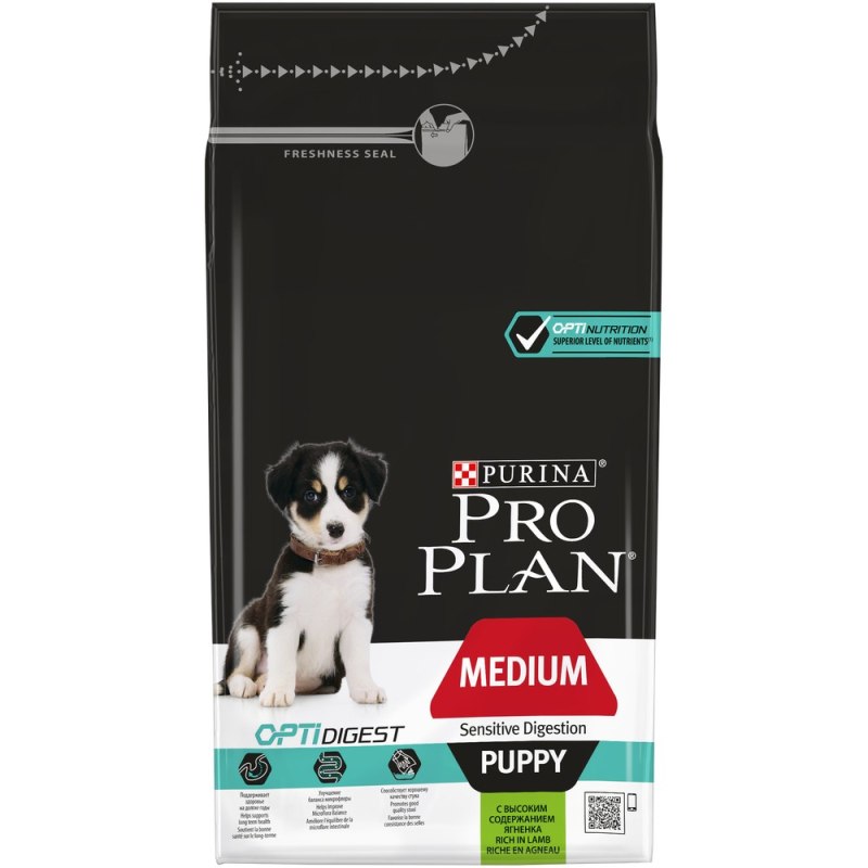 Корм для собак Purina Pro Plan OPTIDIGEST ягненок с рисом 12 кг