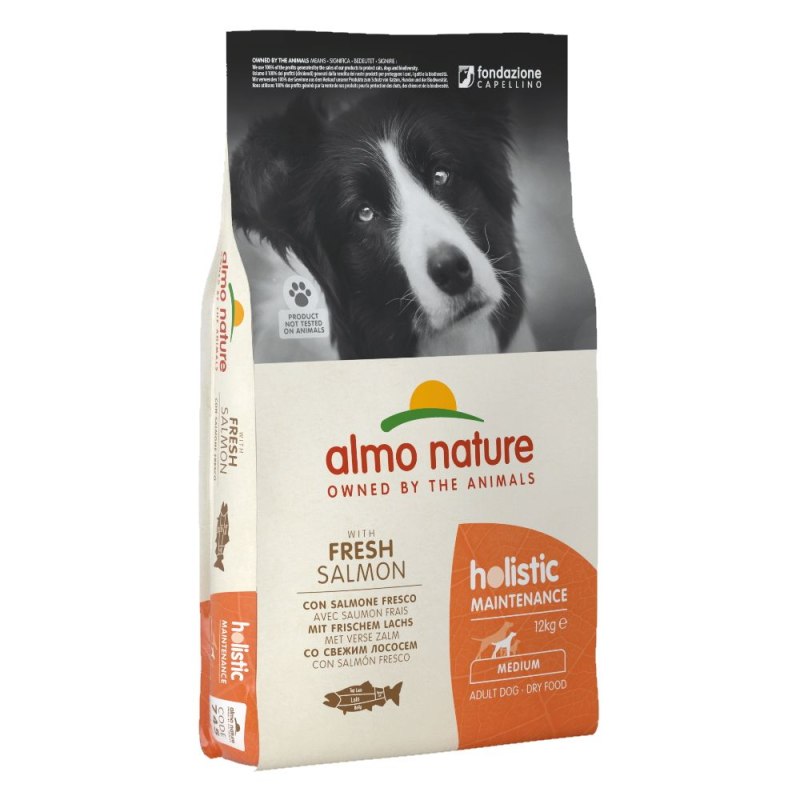 Корм для собак Almo nature Holistic лосось 12 кг