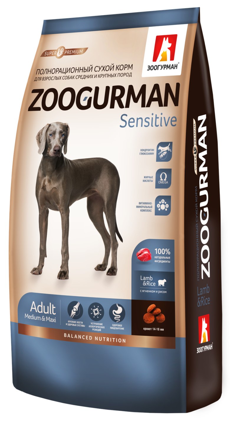 ZOOGURMAN сухой корм для собак