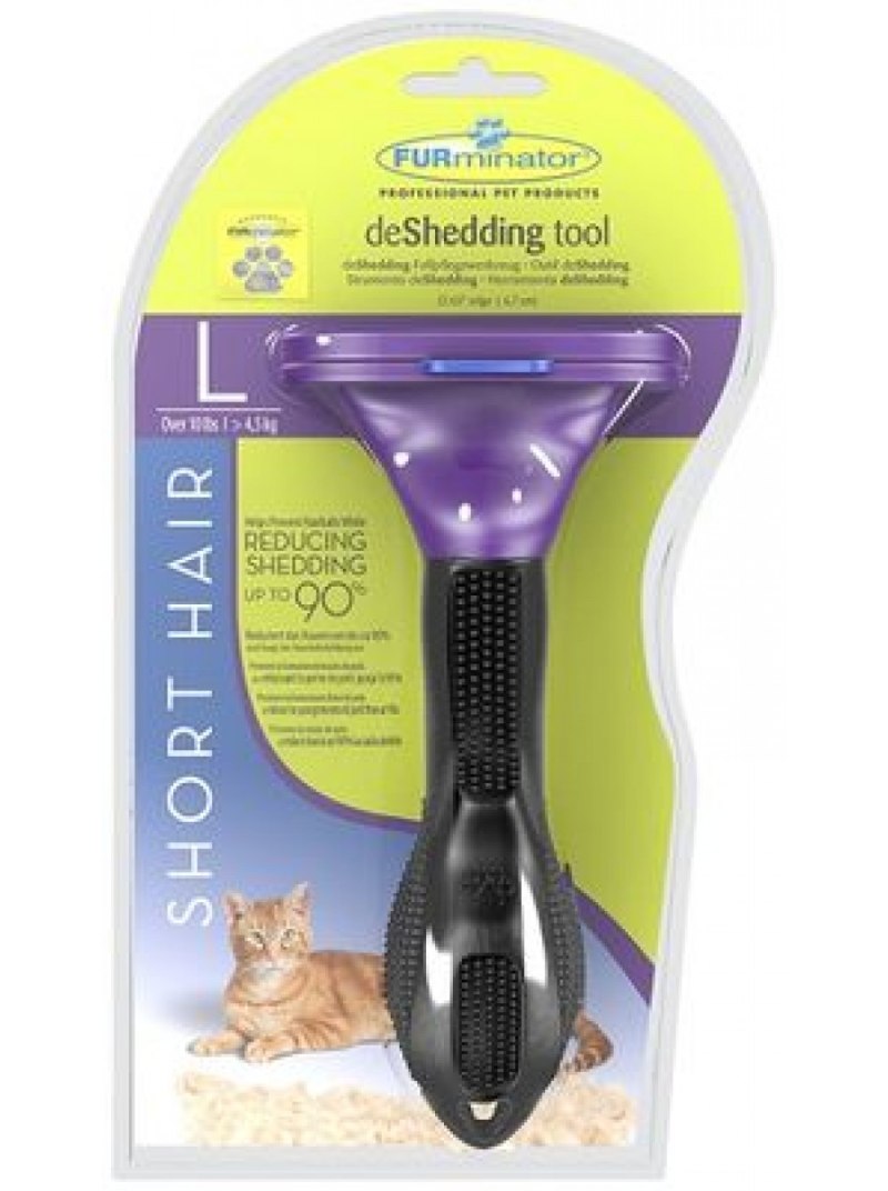 FURMINATOR для кошек больших короткошерстных пород short hair large Cat 7 см