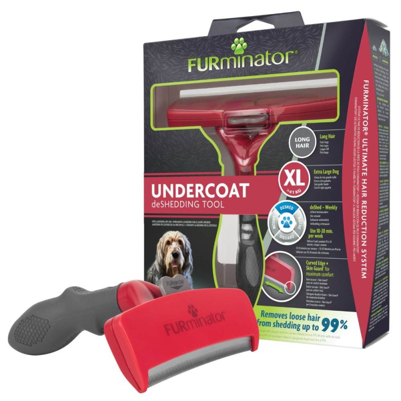 Фурминатор FURMINATOR для длинношерстных собак гигантских пород 13 см