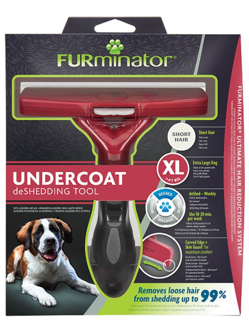 Фурминатор FURMINATOR для короткошерстных собак крупных пород 10 см