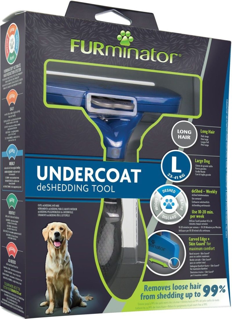 Фурминатор FURMINATOR для длинношерстных собак гигантских пород 13 см