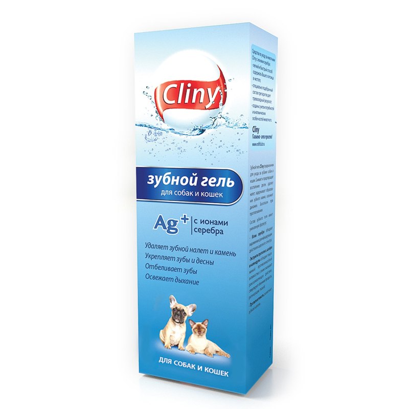 Гель Cliny зубной для собак и кошек 75 мл