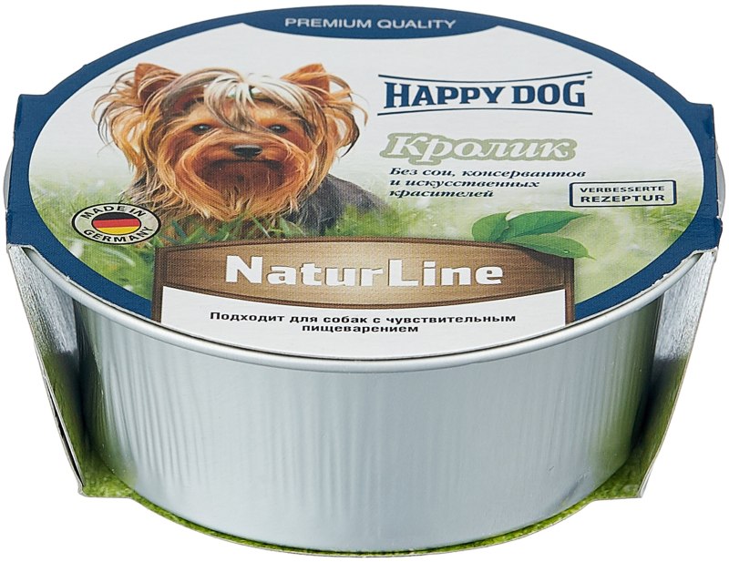 Корм для собак Happy Dog NATURLINE кролик 85г