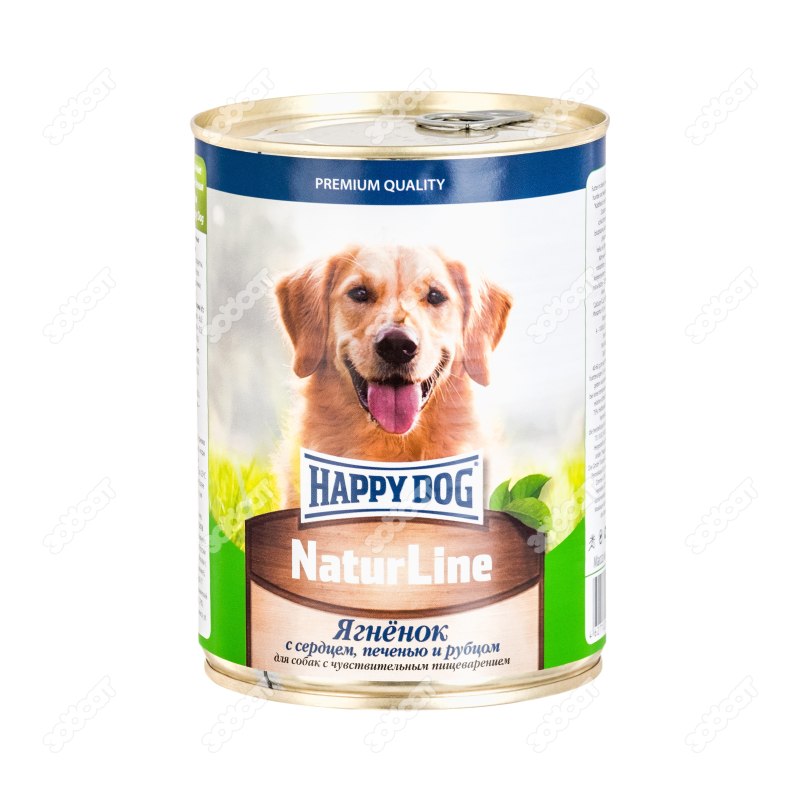 Happy Dog консервы для собак с ягненком и рисом