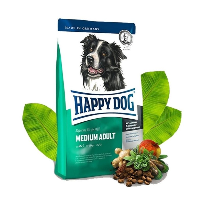 Сухой корм для собак Happy Dog Supreme Fit&well Adult Medium