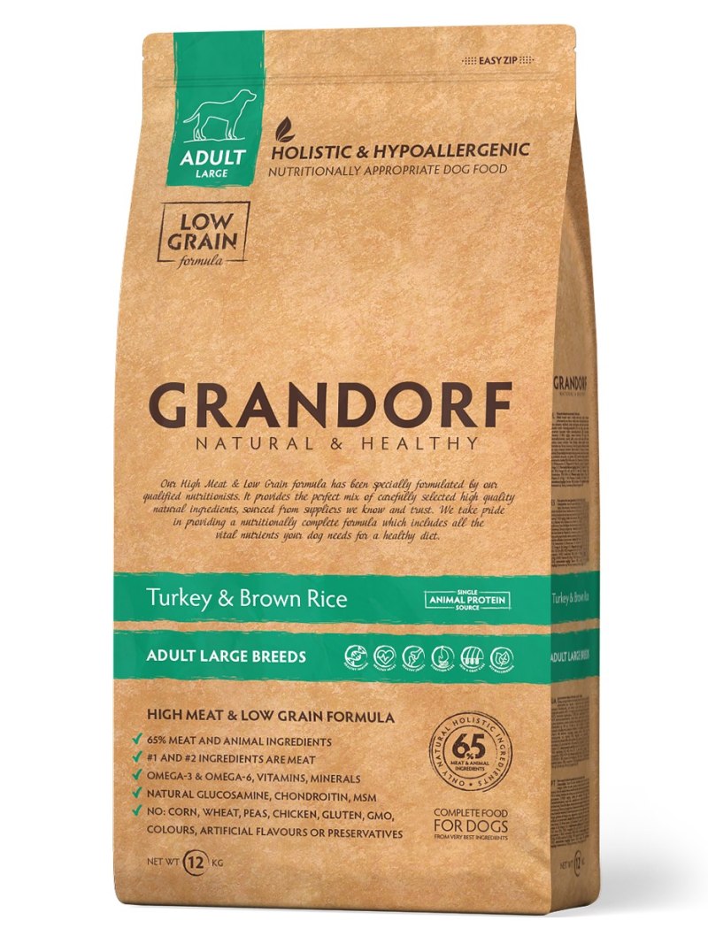 Корм для собак Grandorf 4 meat Brown