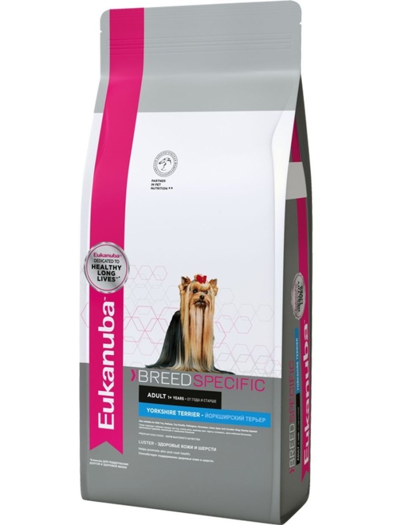 Сухой корм для собак Eukanuba для йоркширского терьера (Yorkshire Terrier), 1 кг
