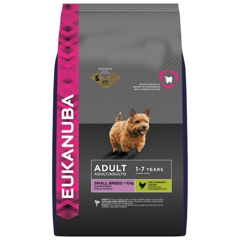 Корм Eukanuba "Dog", для взрослых собак мелких пород, 3 кг