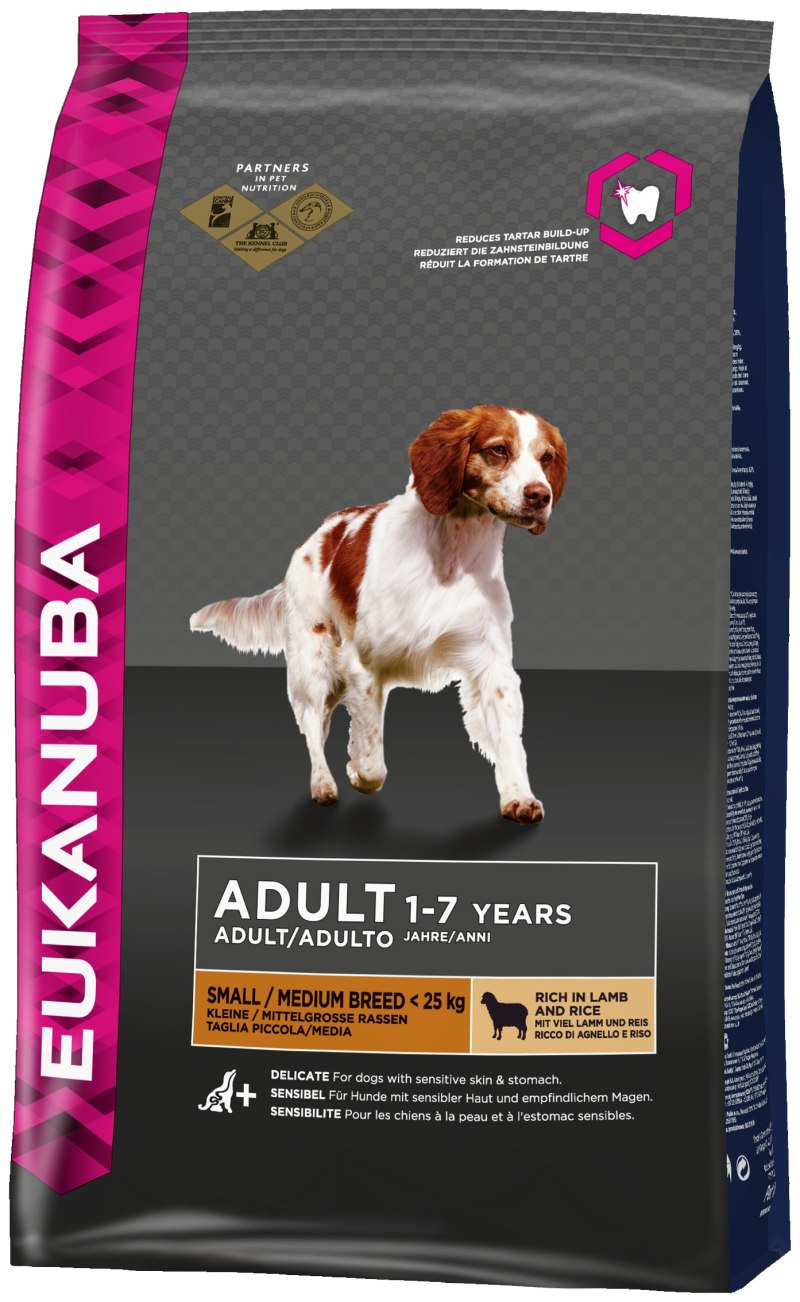 Eukanuba Breed specific Йоркширский терьер для здоровья кожи и шерсти, курица