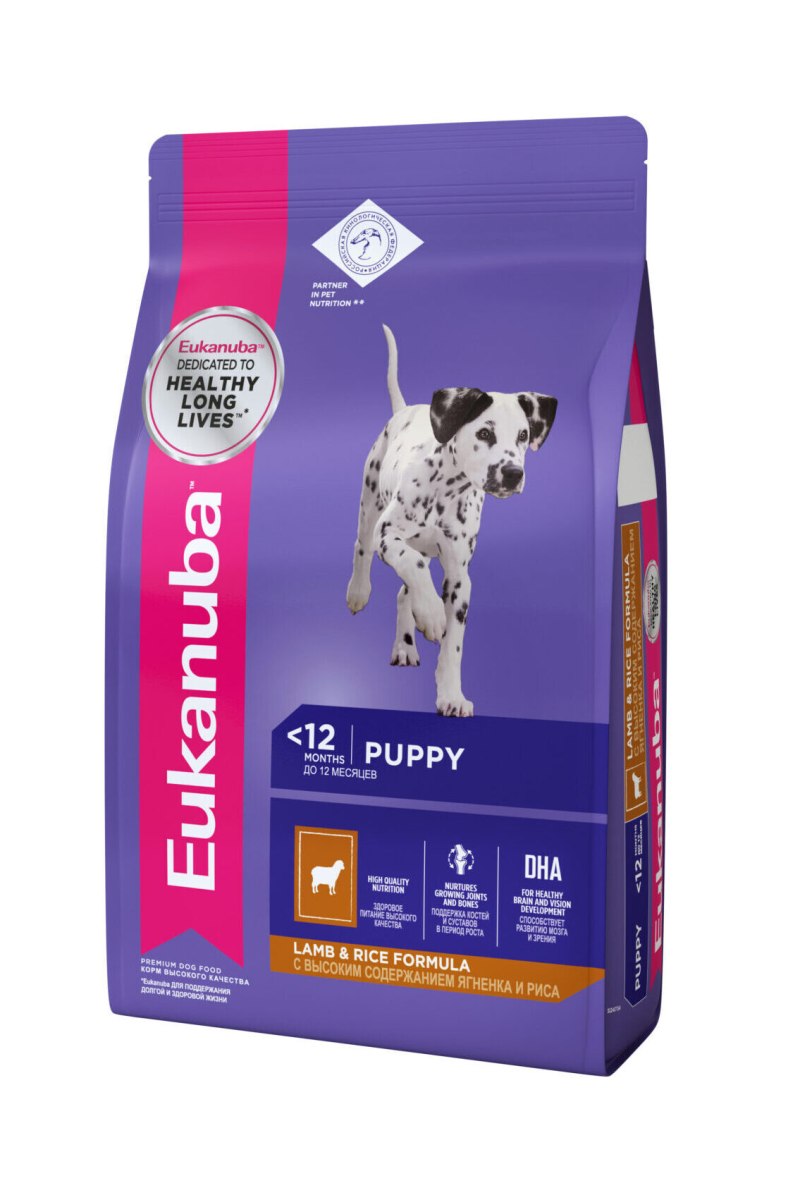 Корм для собак Eukanuba для здоровья кожи и шерсти, ягненок 24шт. Х 100г