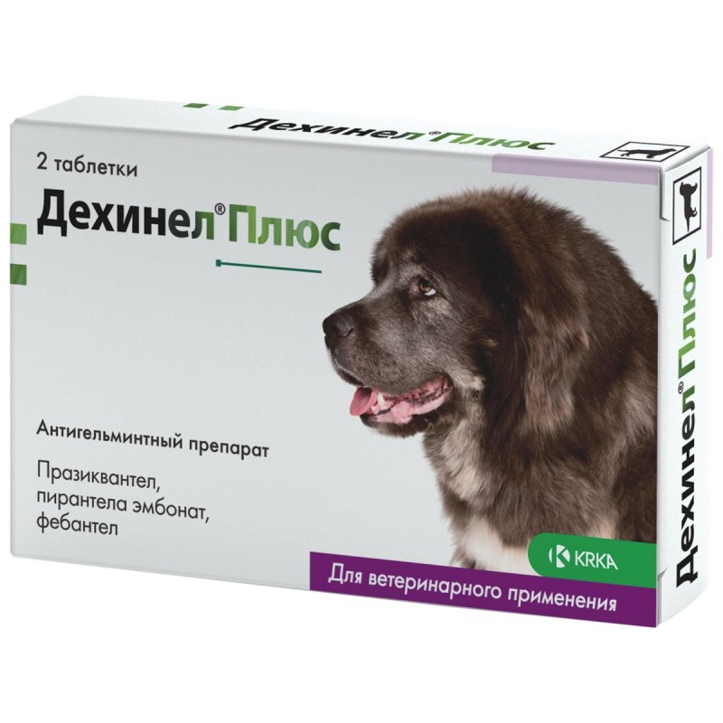 Дехинел плюс д/крупных собак уп. 12 Табл. *2310мг