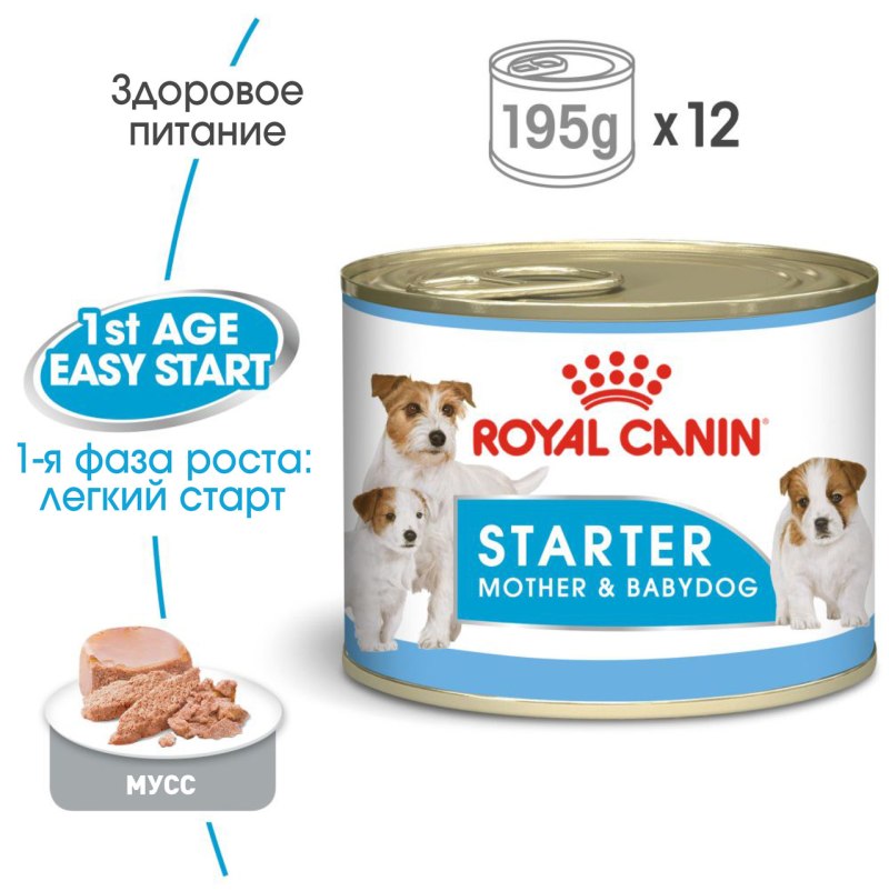 Корм Роял Канин мини стартер (Royal Canin Mini Starter) для щенков и сук