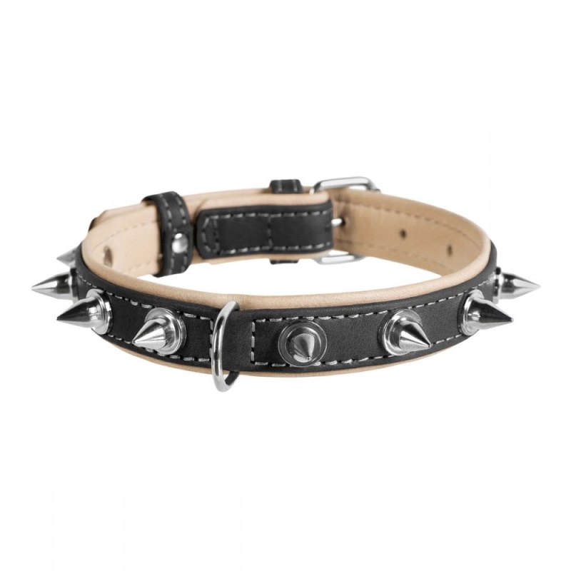 Ошейник коричневый Collar waudog Soft 25мм 38 49