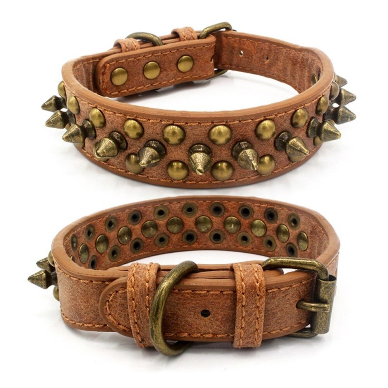 Ошейник Waifs & Strays Classic многослойный с заклёпками (s), 40 см 26-31 см