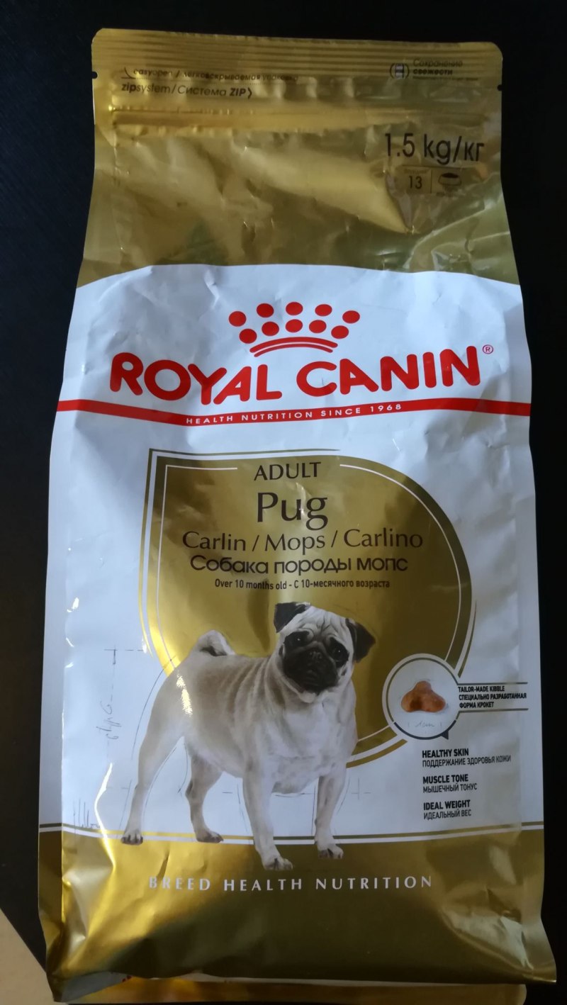 Корм для собак Royal Canin Мопс