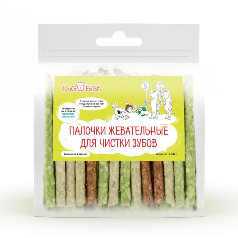Лакомство для собак Dog Fest "Утиные медальоны", 500 гр.