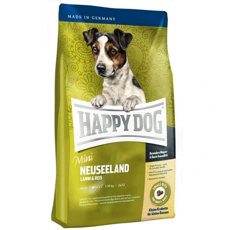 Корм для собак Happy Dog Mini Neuseeland ягненок 4 кг