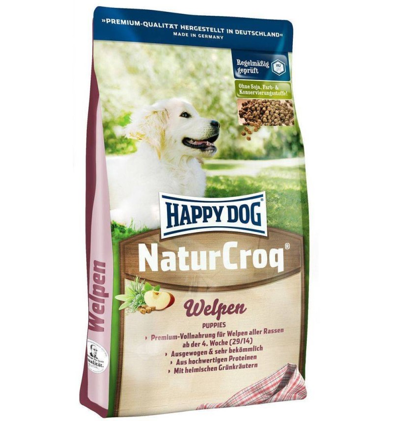 Корм для щенков Happy Dog NATURCROQ 4 кг