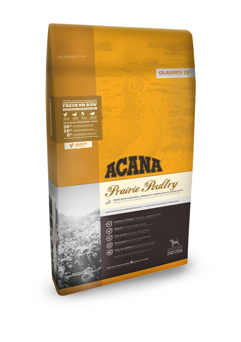 Корм для собак Acana Classics Prairie Poultry 17 кг